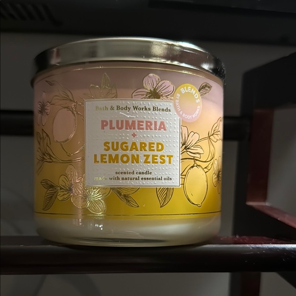 Bath & Body Works Other - Bath & Body Works Plumeria Sugared Lemon Zest Candle